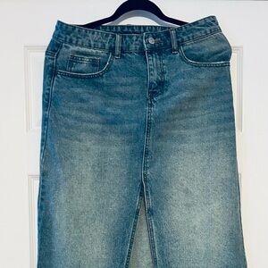 BDG Blue Denim Skirt